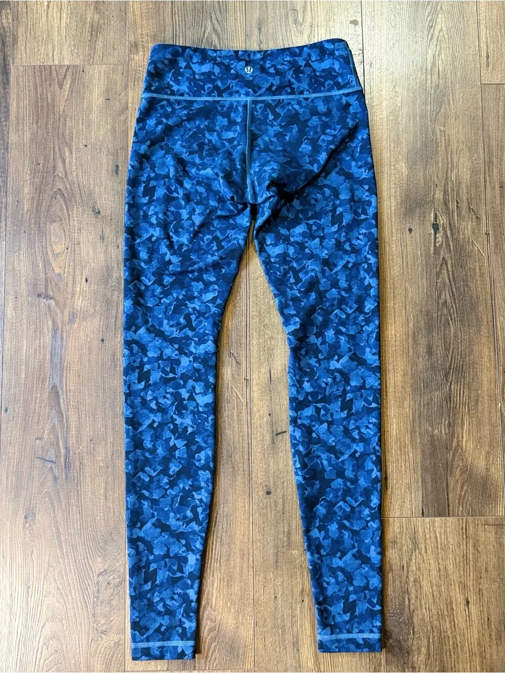 Lululemon Women’s Wunder Under Full On Legging Mystic Jungle Hawk Harbor Blue 6